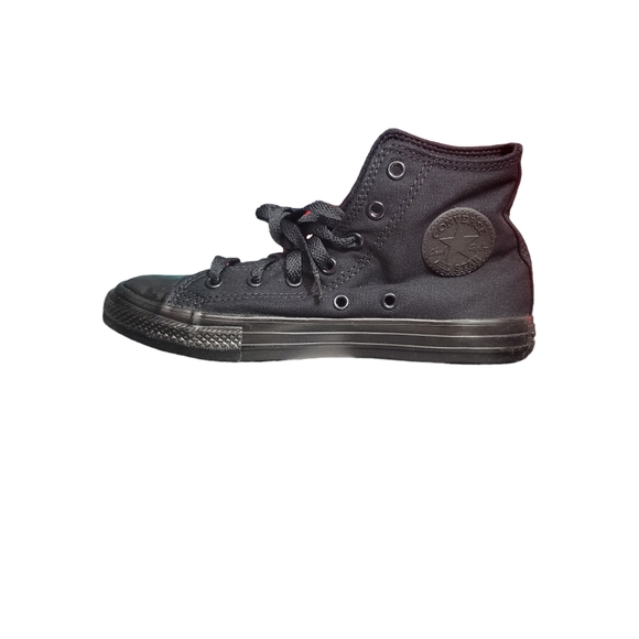 Converse Chuck Taylor All Star Black Canvas Shoes Sneakers 3S121 Boy’s Youth 3 - Picture 4 of 8